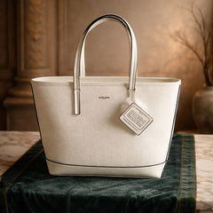 David Jones Leather Tote Bag