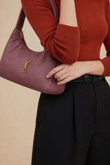 Saint Laurent  hobo shoulder bag in burgundy